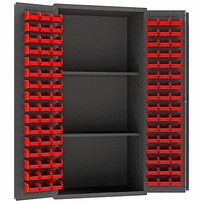 Hanging Bin Cabinets with Pegboards image